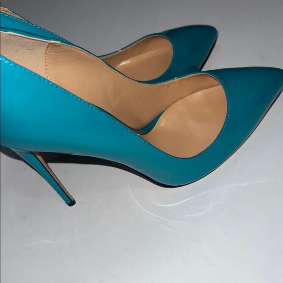Teal Women's Heels - Picture 5 of 8